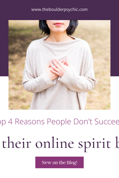 Top 4 Reasons People Don't Succeed in their online spiritual business