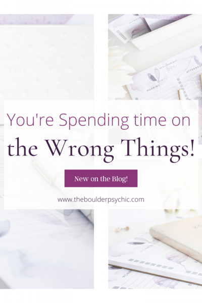You're spending time on the wrong things in your spiritual business