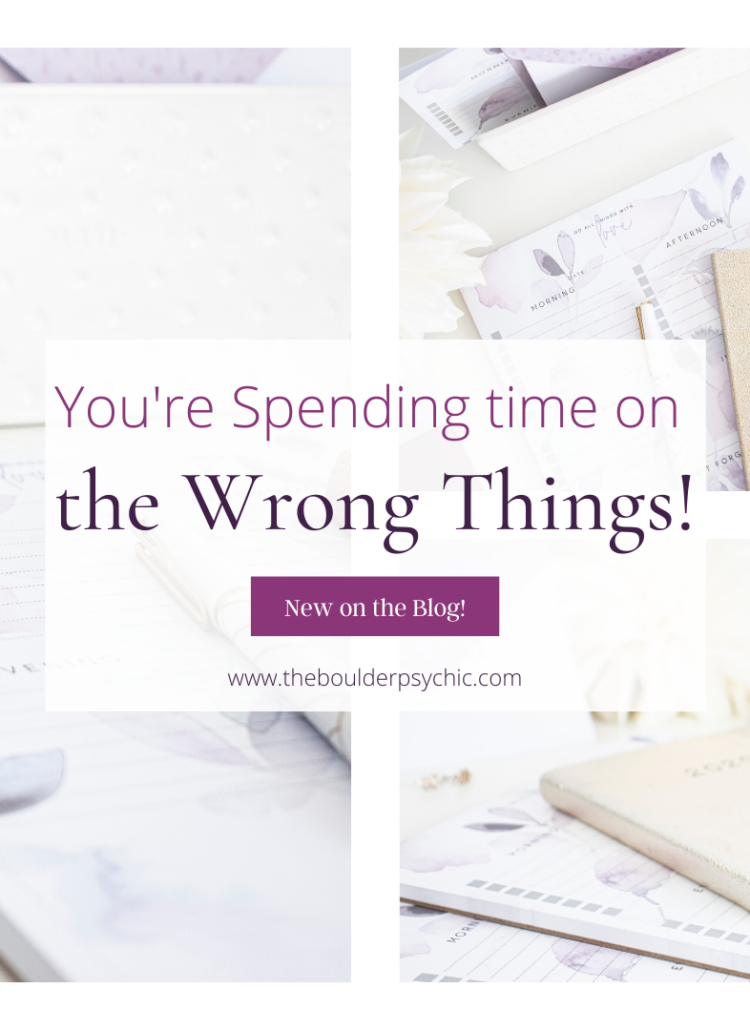 You're spending time on the wrong things in your spiritual business