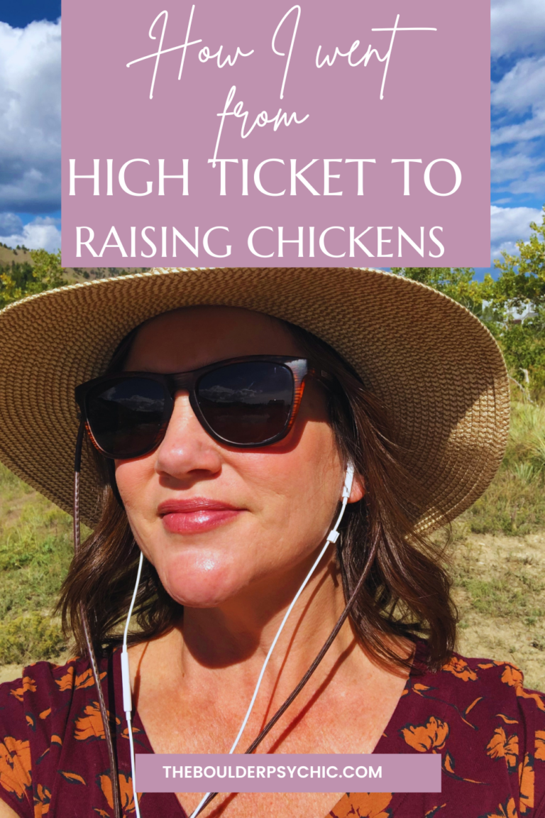 How I Went from High Ticket Coaching to Raising Chickens